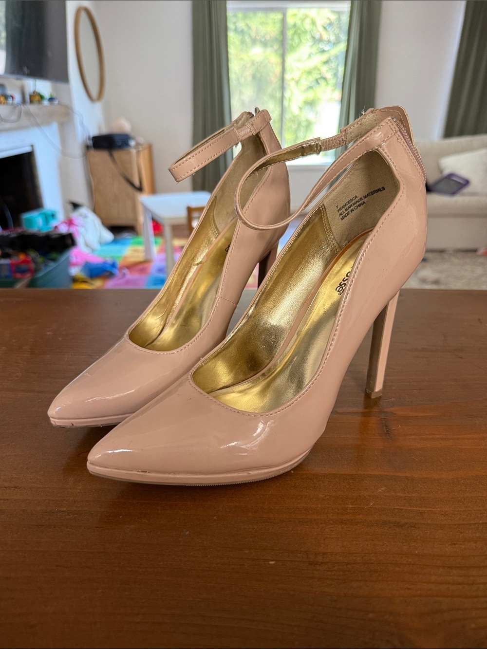 Charlotte Russe Pointed Heels size 7 nude color